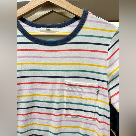 Vans Rainbow Stripe T-Shirt Dress - Picture 10 of 13